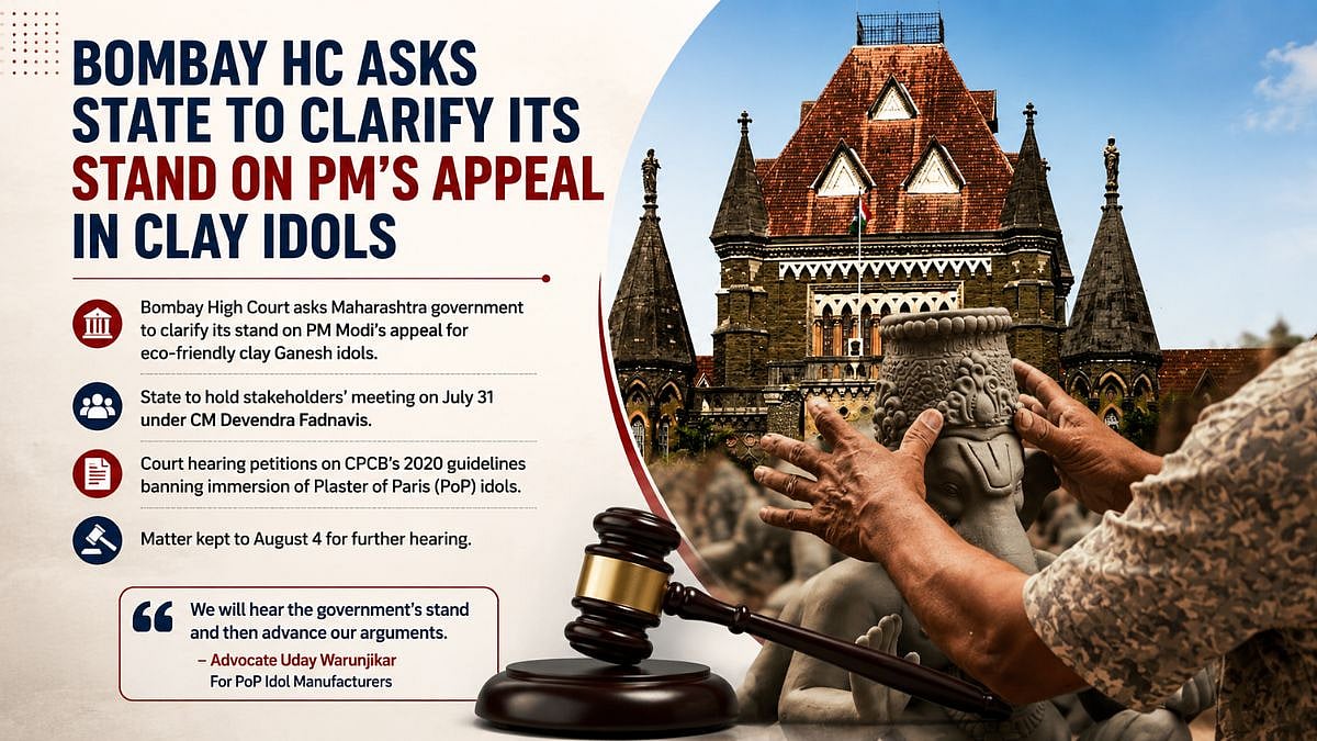 Bombay HC Seeks Maharashtra Govt's Stand On PM Modi's Appeal For Eco-Friendly Clay Ganesh Idols