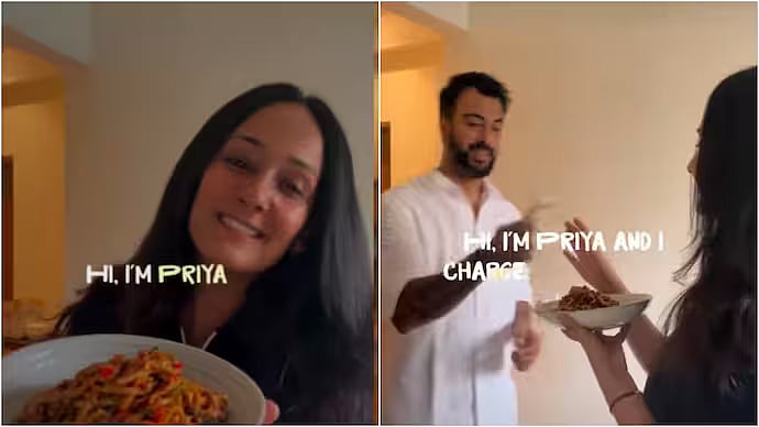 Gurgaon Creator Charges ₹1,000 To Husband For Every Café-Style Meal She Cooks; Internet Divided - WATCH 
