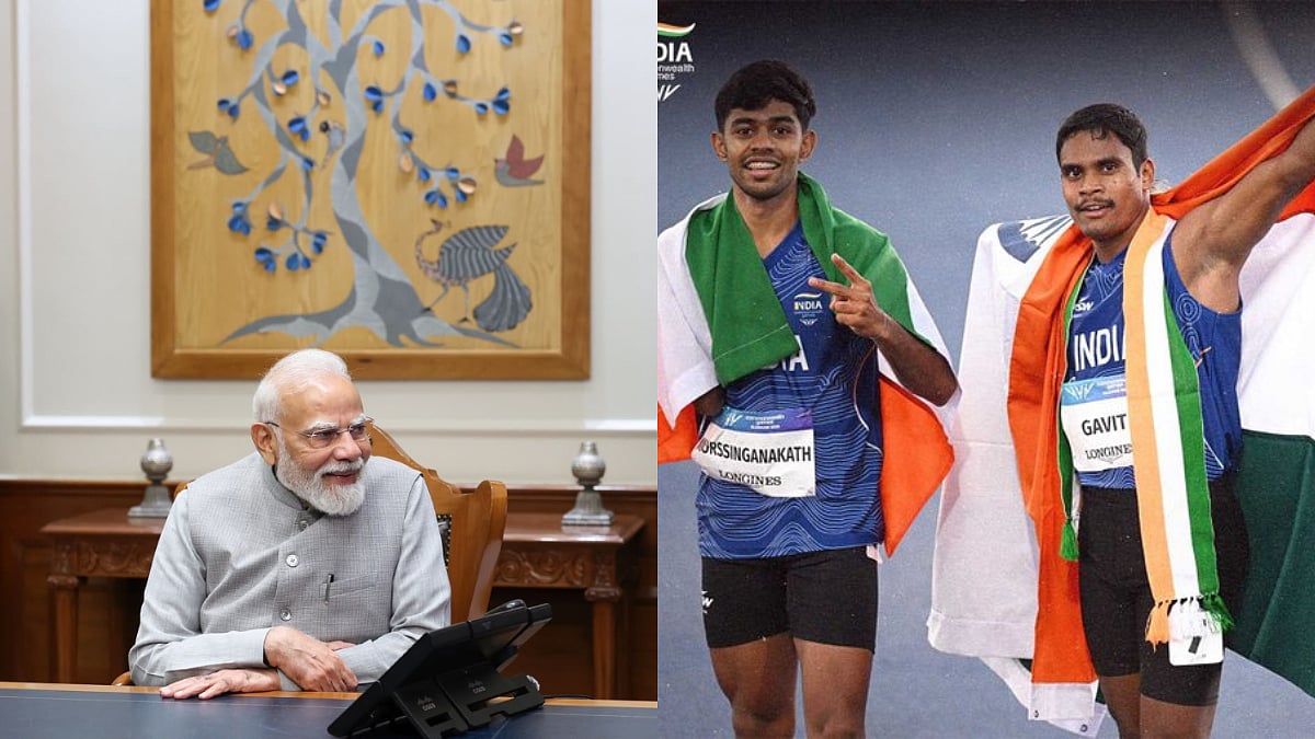 PM Modi Congratulates Gavit, Basil And Sreeshankar For Commonwealth Games Medal Wins