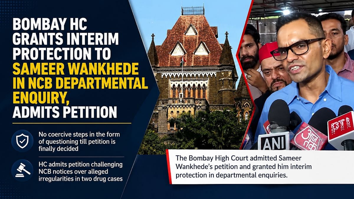 Bombay HC Grants Interim Protection To Sameer Wankhede In NCB Departmental Enquiry, Admits Petition