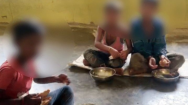 Children Seen Eating Salti-Poori At Anganwadi, Maihar District; WCD Orders Enquiry