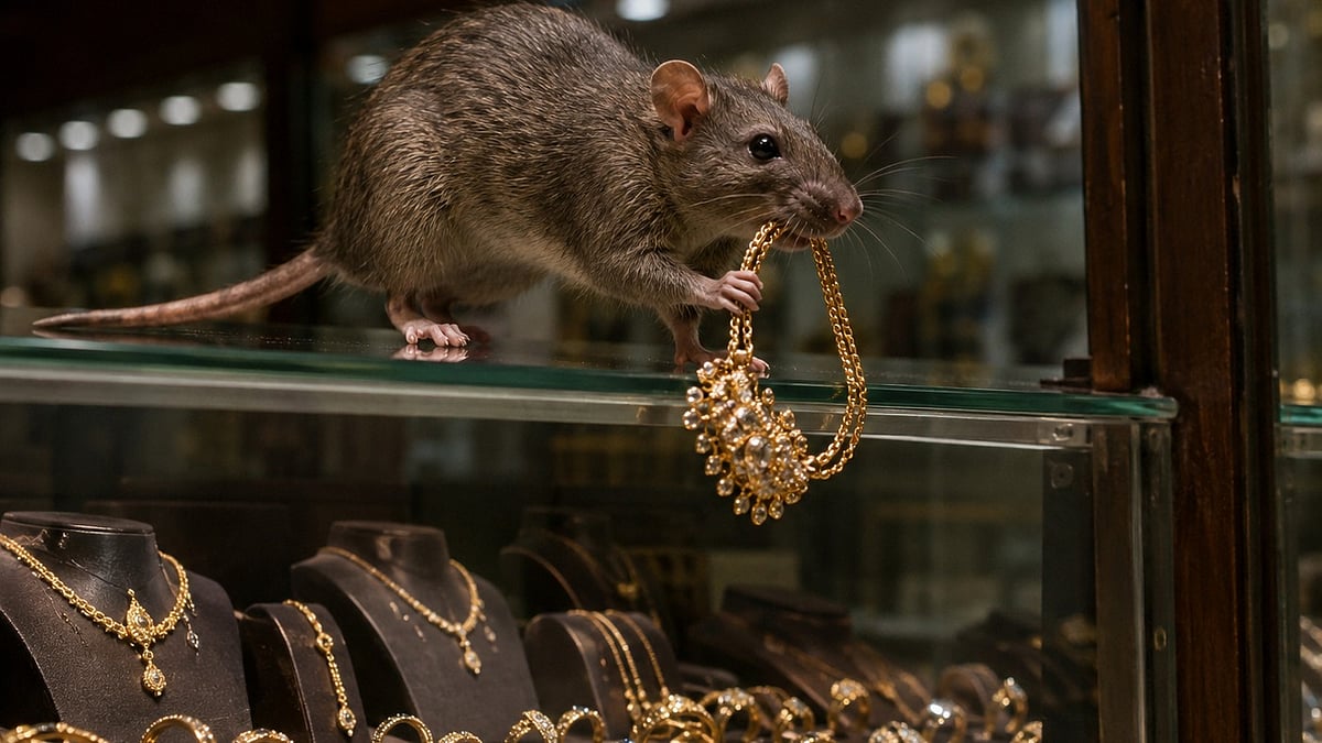 Karnataka: 'Rich Rat' Ends Up Losing Its Possession, CCTV Reveals Hidden Stash