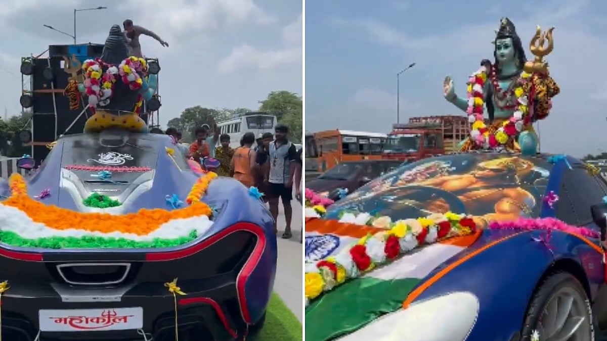 Watch: ₹5.5-Crore McLaren-Inspired Kanwar Steals Show At Haridwar Mela