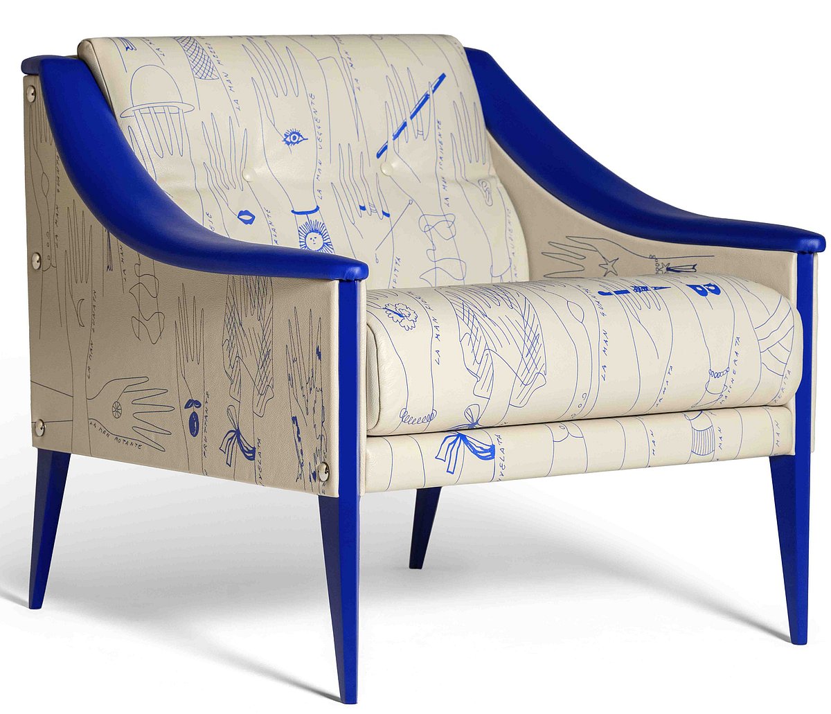 Sixtieth anniversary limited edition of Gio Ponti's Dezza armchair