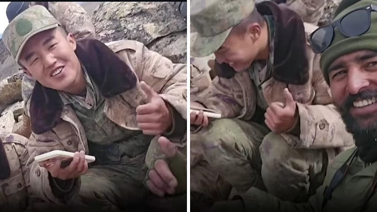 Viral Video Shows Indian & Chinese Soldiers Bonding Over Shah Rukh Khan's 'Aankhein Khuli Ho Ya Ho Bandh'