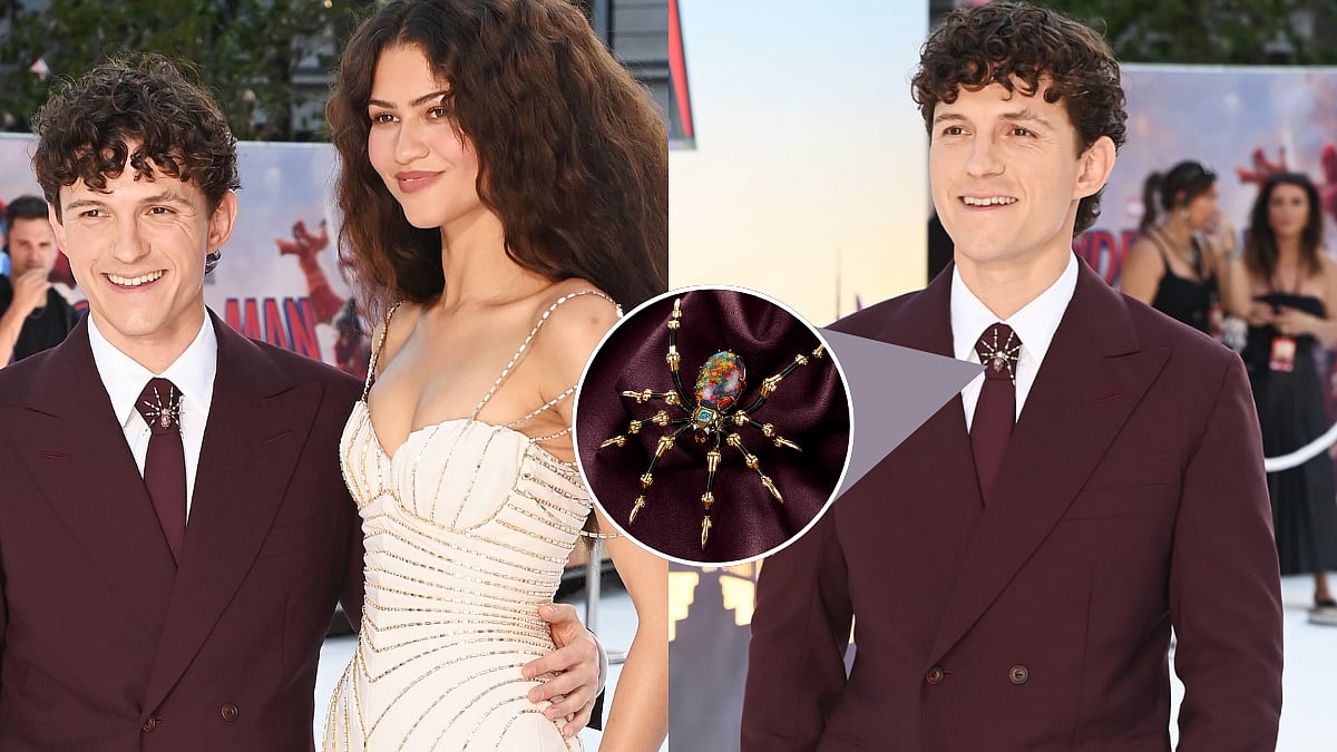 Tom Holland Dons Luxe Spider Brooch At 'Spider-Man: Brand New Day' London Premiere; Here's The Story Behind It