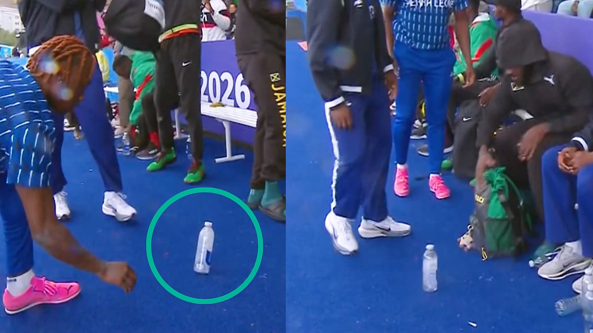 CWG 2026 Viral Moment! Athletes From Different Nations Engage In Playing Bottle Flip Challenge | Video