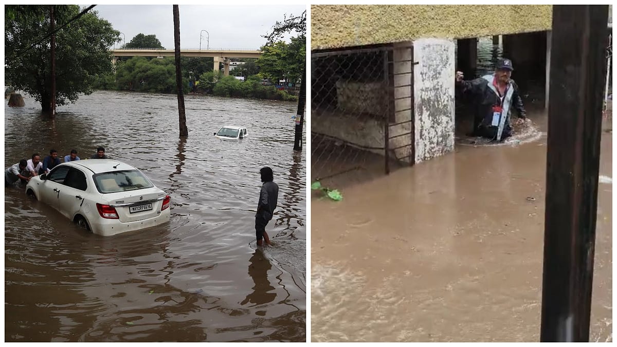Pune Rains: Flood-Like Situation Across City As Heavy Rain Causes Massive Waterlogging, Disrupts Traffic