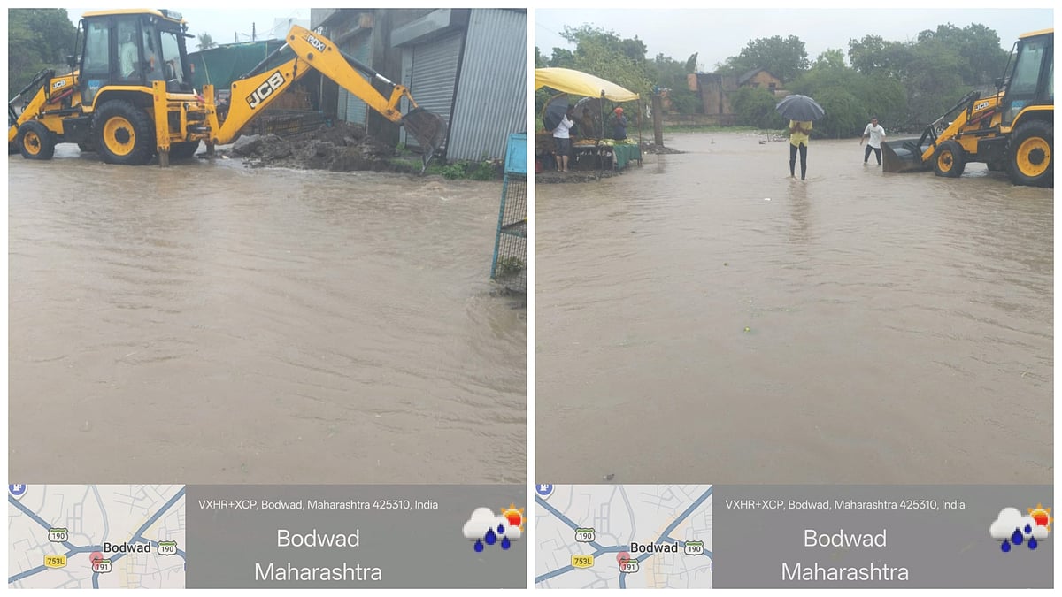 Jalgaon: Heavy Rain Triggers Floods; Hatnur Dam Opens 41 Gates, One Dead, One Missing