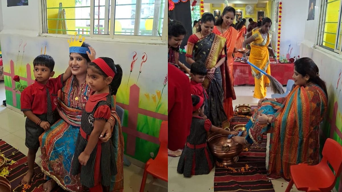 Pune: Students Made To Wash BJP Corporator's Feet At PMC School During Guru Purnima Event; NCP-SP Leader Demands Probe