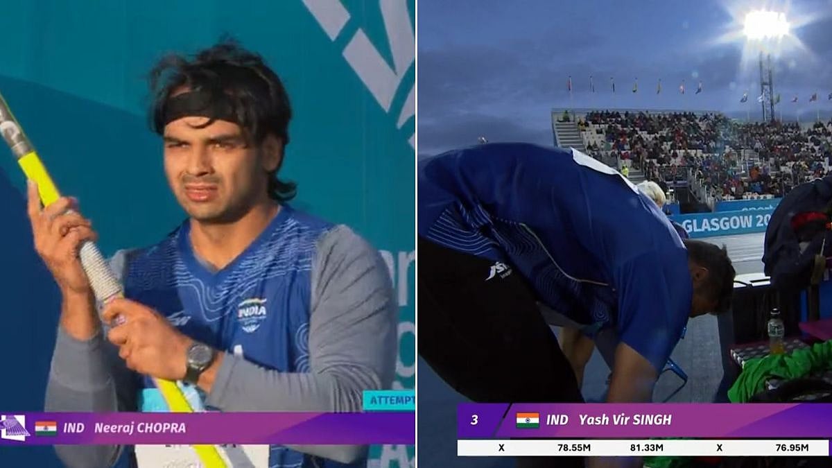CWG 2026 Javelin: Neeraj Chopra Wins Silver, Yashvir Singh Takes Bronze; Sri Lanka Rumesh Tharanga Seals Gold 
