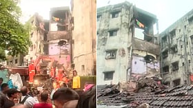 Bhiwandi Kohinoor apartment partial collapse: one dead, several feared trapped