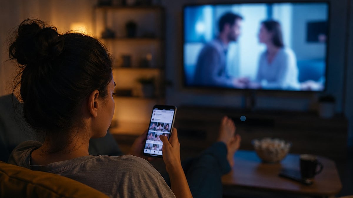 Scrolling While Watching? Here’s Why You Can’t Stop 