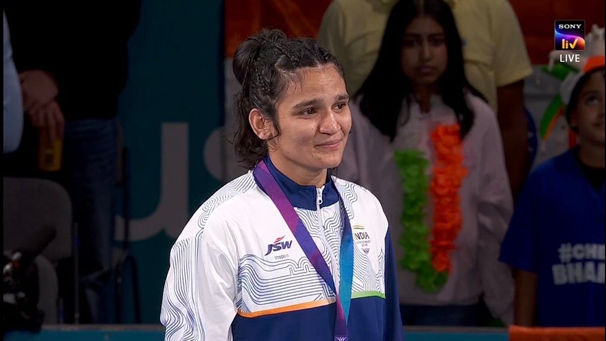 Indian Boxer Arundhati Choudhary Gets Emotional With Teary Eyes As National Anthem Plays After Winning Boxing Gold At CWG 2026