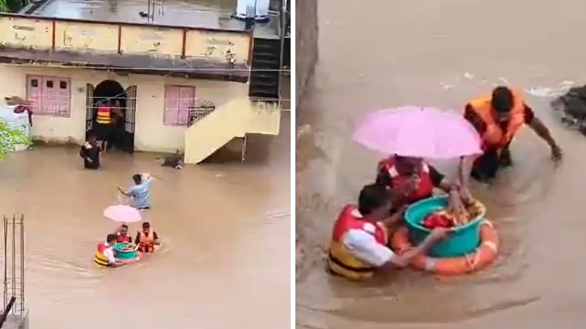 Maharashtra Rains: Woman, 4 Children Including 1-Month-Old Baby Rescued From Flooded House In Jalgaon's Amalner - VIDEO