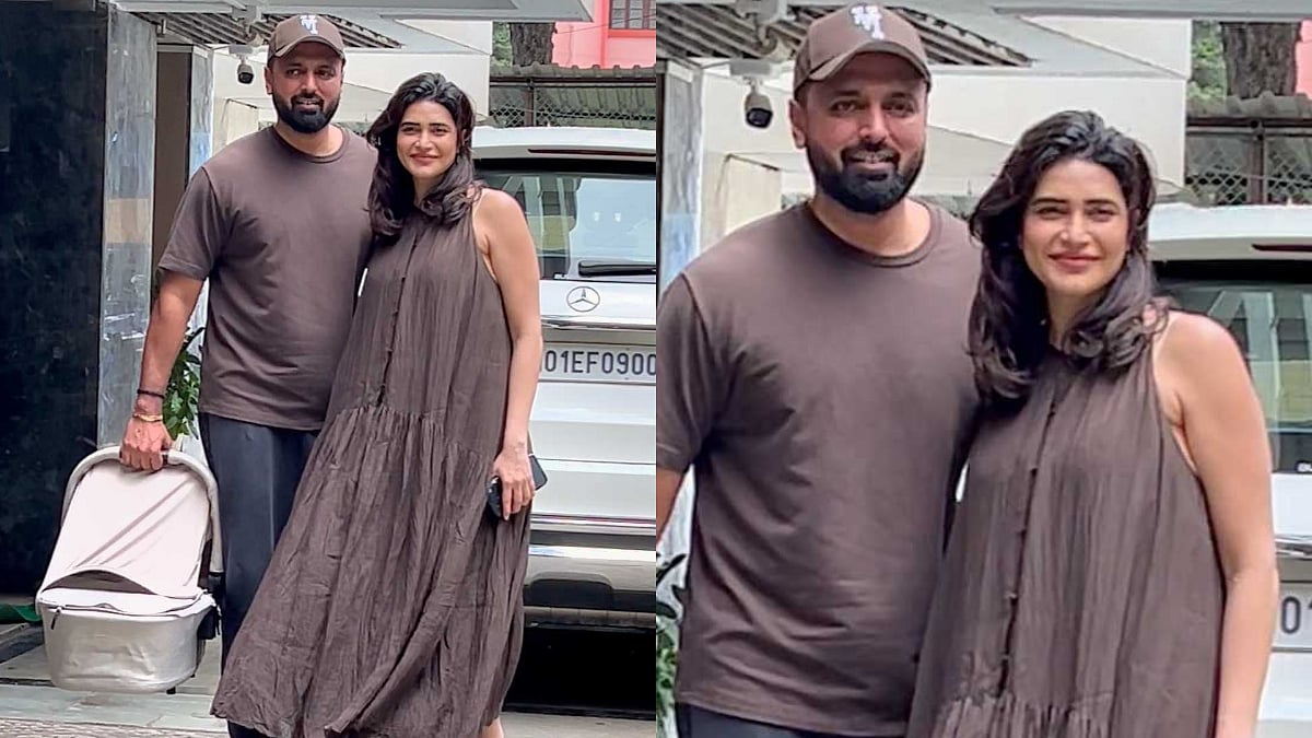 Karishma Tanna Makes First Appearance After Becoming Mother; Brings Her Newborn Baby Boy Home Along With Husband Varun Bangera - Watch Video