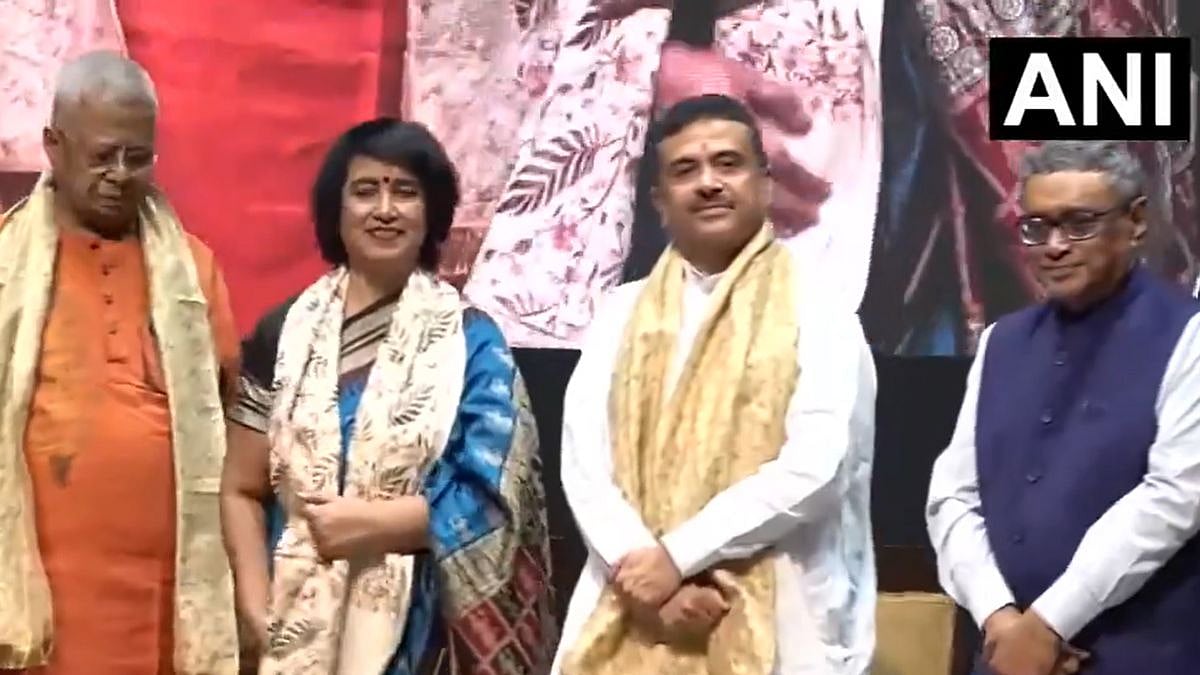 West Bengal CM Suvendu Adhikari Felicitates Taslima Nasreen, Assures Security During Kolkata Visits | VIDEO