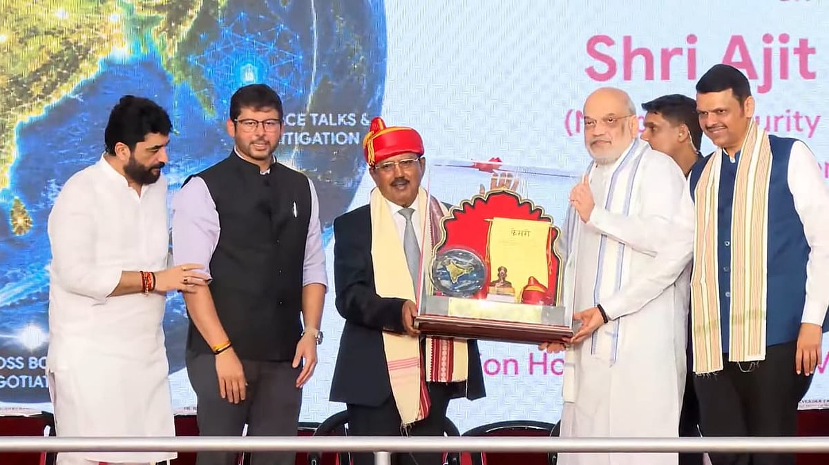 Pune: Ajit Doval Conferred Lokmanya Tilak Award; Amit Shah Hails NSA’s Role In Shaping India’s Security Doctrine