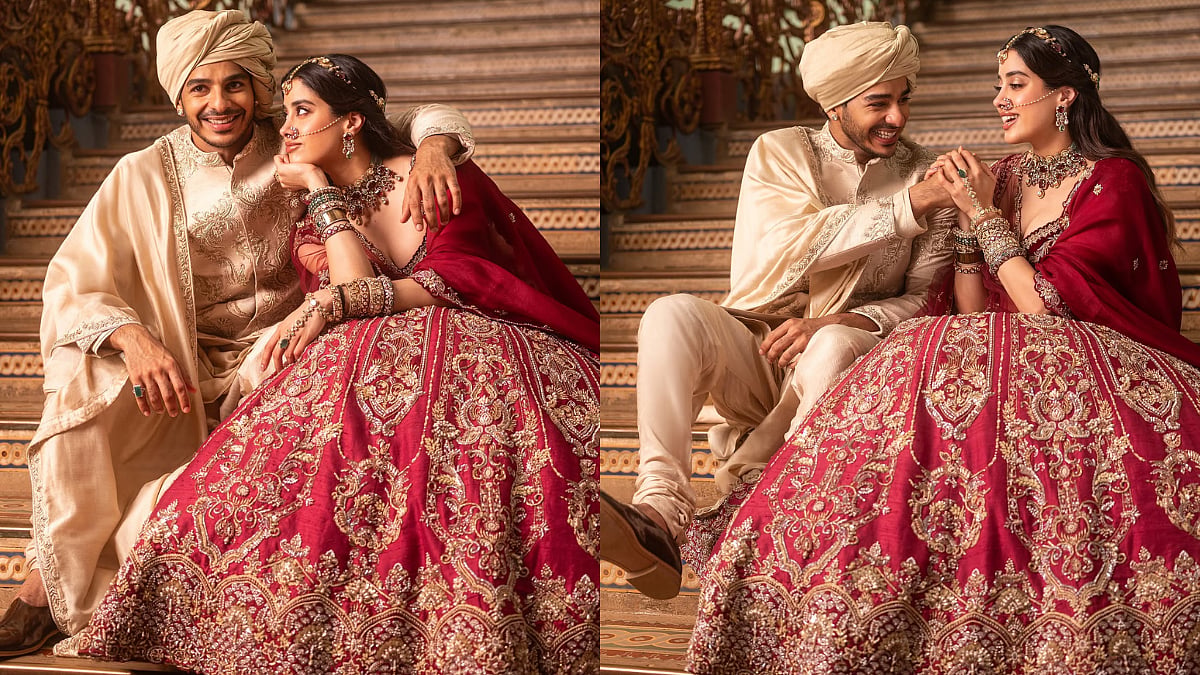 Janhvi Kapoor, Ishaan Kishan Reunite As Bride And Groom In Latest Shoot, Remind Fans Of Their 'Dhadak Era'