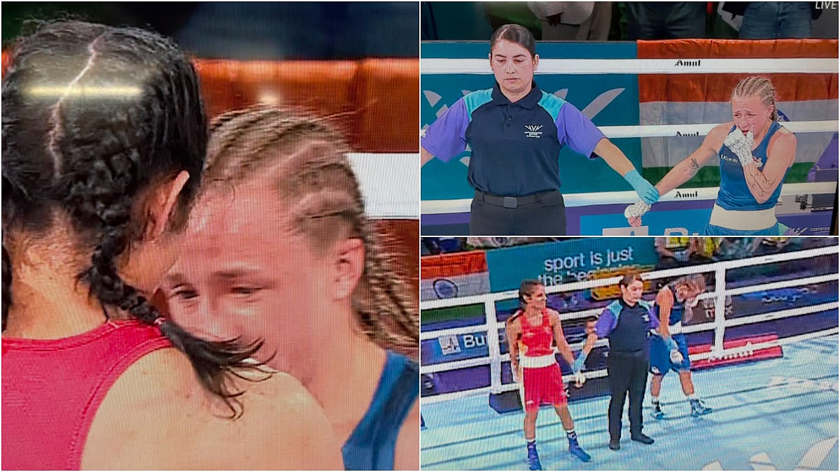 CWG 2026: England's Ruby White Breaks Down In Tears After Sakshi Chaudhary Beats Her To Win Women's 51Kg Boxing Gold; Watch VIDEO