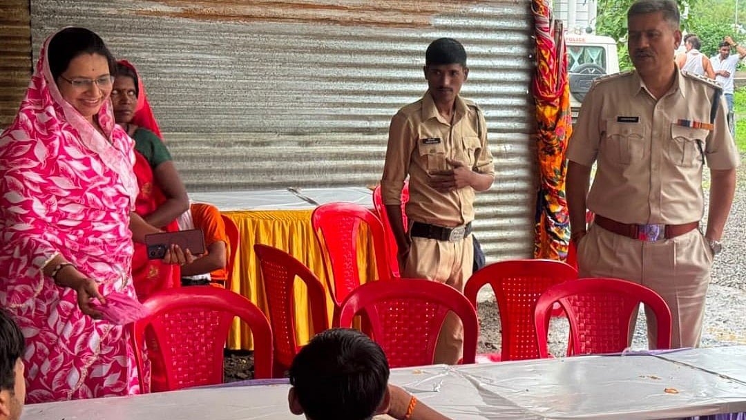 Police Review Security, Traffic Arrangements For Kanwar Yatra On Indore–Omkareshwar Route