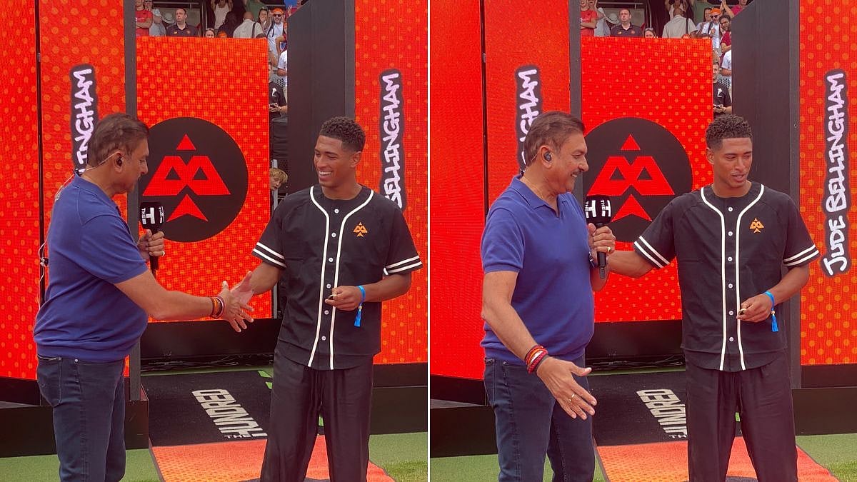 'Class Written All Over': Ravi Shastri Meets England's FIFA World Cup Hero Jude Bellingham During The Hundred; Pictures Go Viral