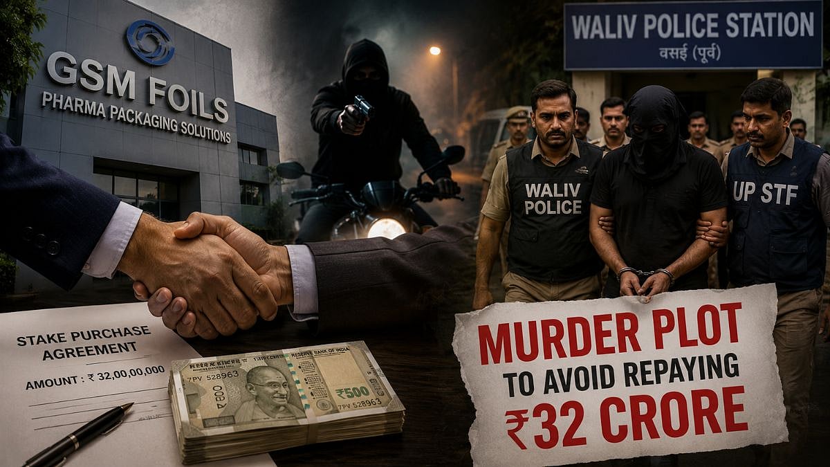 Vasai Industrialist Shooting Case: Police Arrest 7; Chairman Allegedly Plotted MD's Murder To Avoid Repaying ₹32 Crore