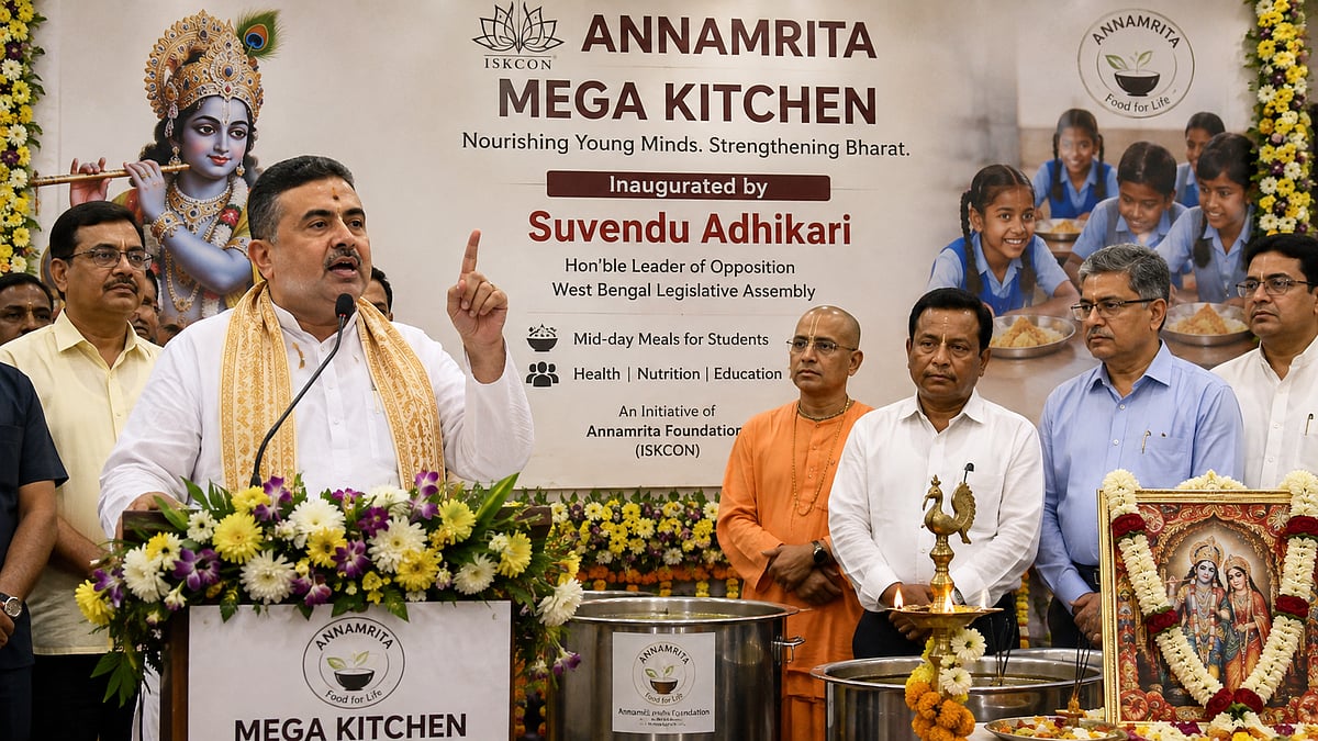 ISKCON's Annamrita Mega Kitchen Launched In Kolkata To Serve Mid-Day Meals To School Students