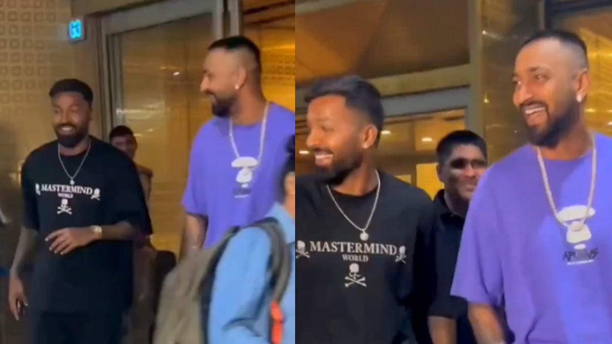 Fact Check: Did Hardik & Krunal Pandya Get Spotted Together At Mumbai Airport? 