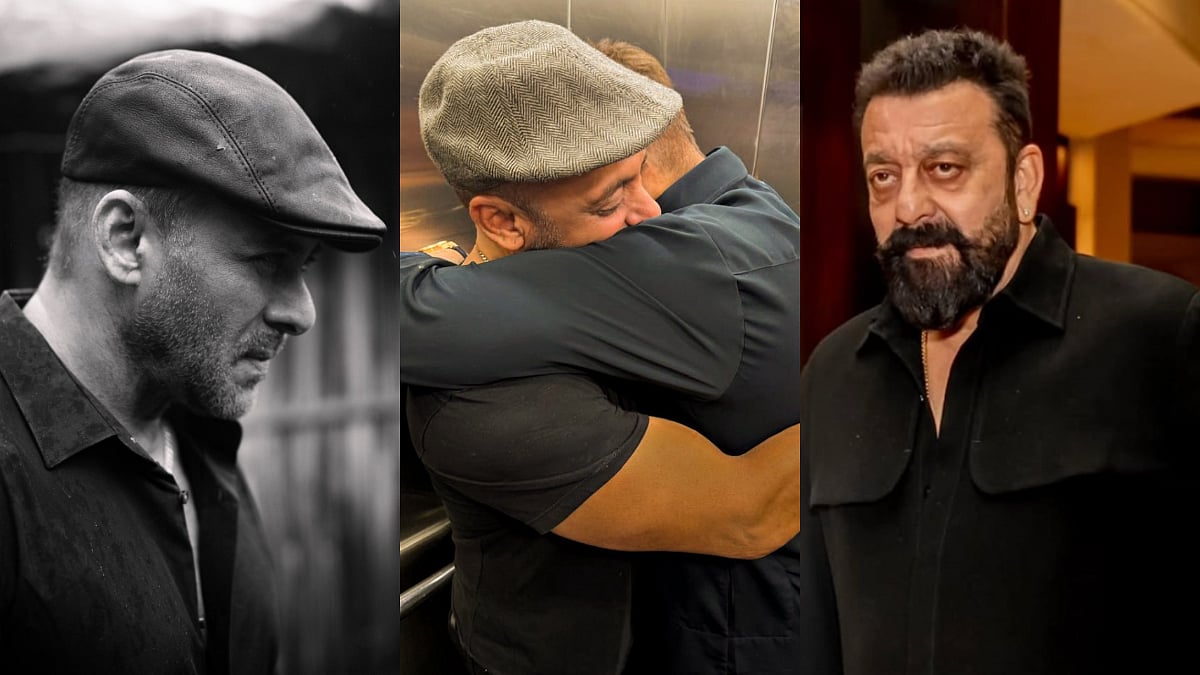Salman Khan Hugs Sanjay Dutt; Pens Heartfelt Note, 'Allah, Bhagwan, Jesus Sab Iss Aadhmi Ko Khush Rakhain' 