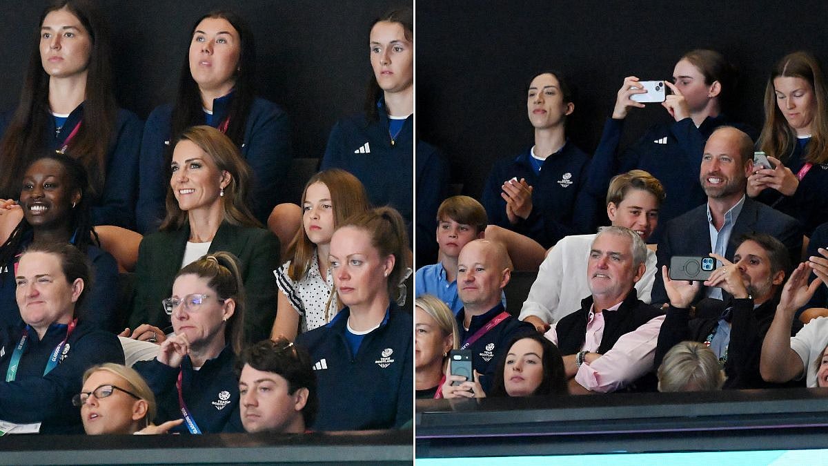 Prince William And Kate Attend Jamaica Vs Australia Netball Semi-Final With George, Charlotte & Louis; Pictures Go Viral
