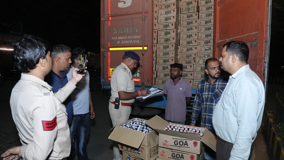 Drunk Driver Held With ₹90 Lakh Liquor Consignment In Indore; Illegal Route Under Probe