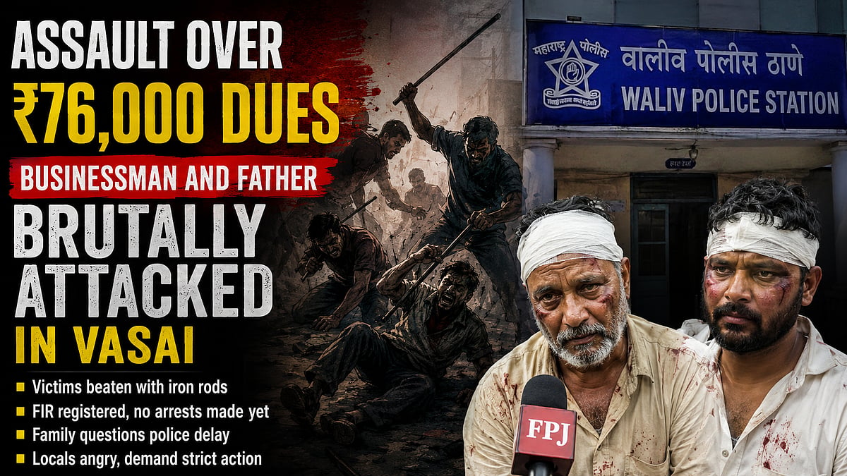 Vasai Businessman, Father Allegedly Assaulted Over ₹76,000 Dues; Family Questions Delay In Arrests