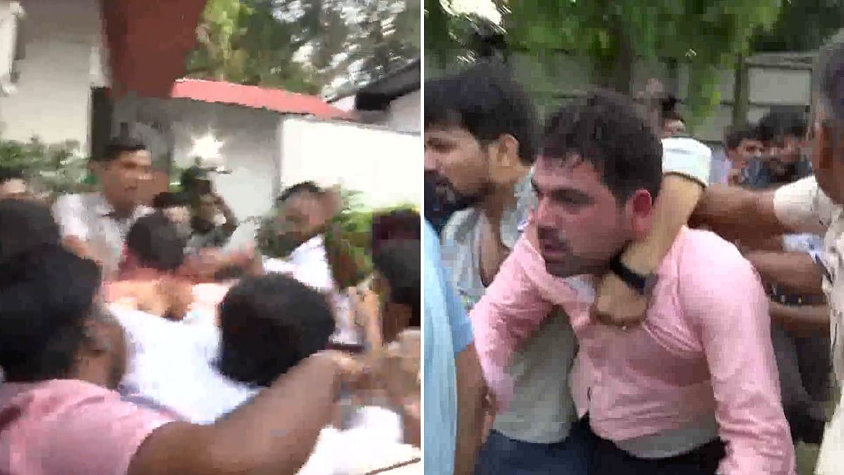 Knife-Wielding Man Held After Scuffle At Pappu Yadav's Delhi Residence During Press Conference
