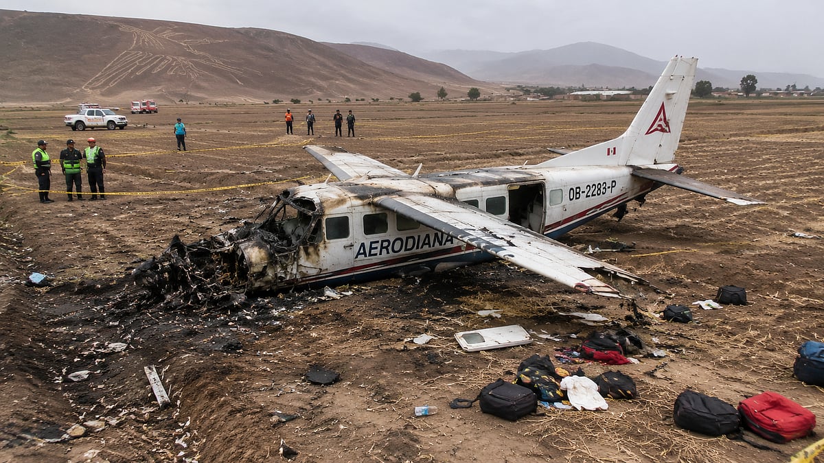 13 Killed As Plane Carrying European Tourists Crashes Near Peru’s Nazca Lines
