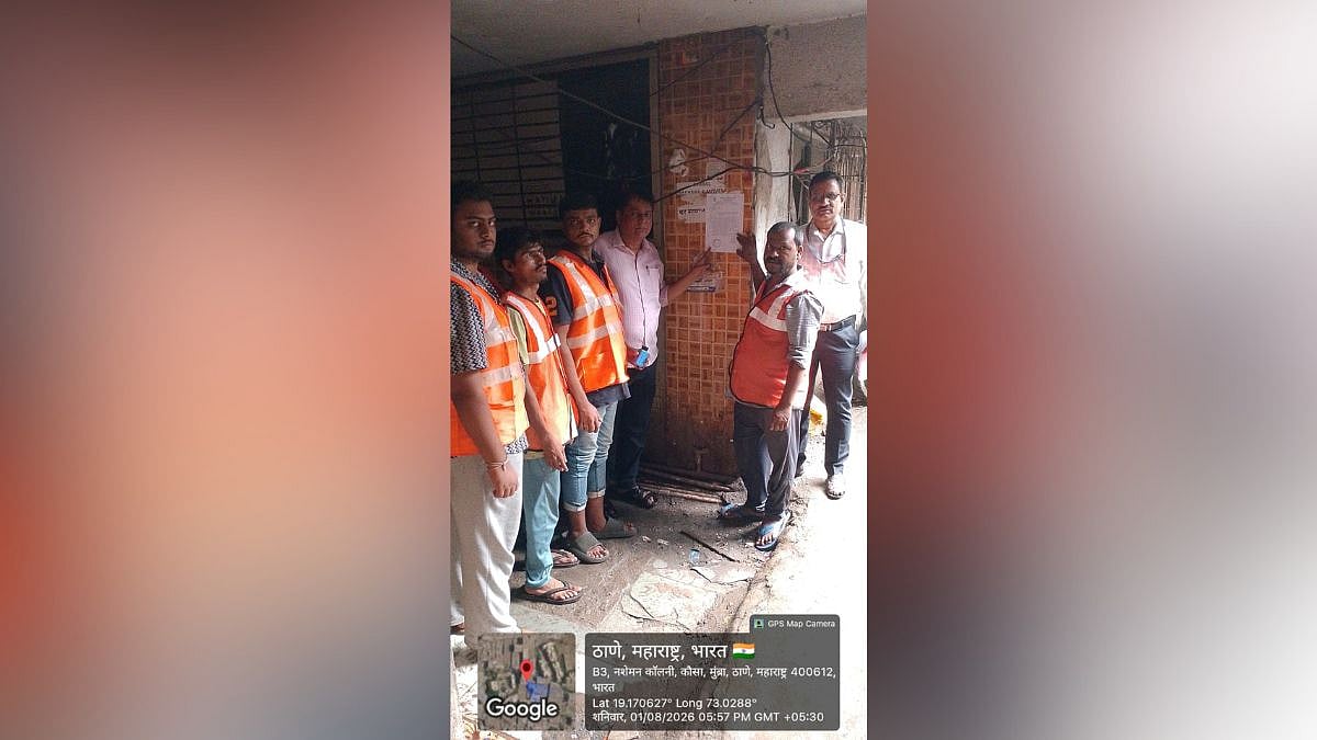 Mumbra Building Scare: TMC Orders Immediate Evacuation After Plaster Collapse, Structural Cracks In C1 Building