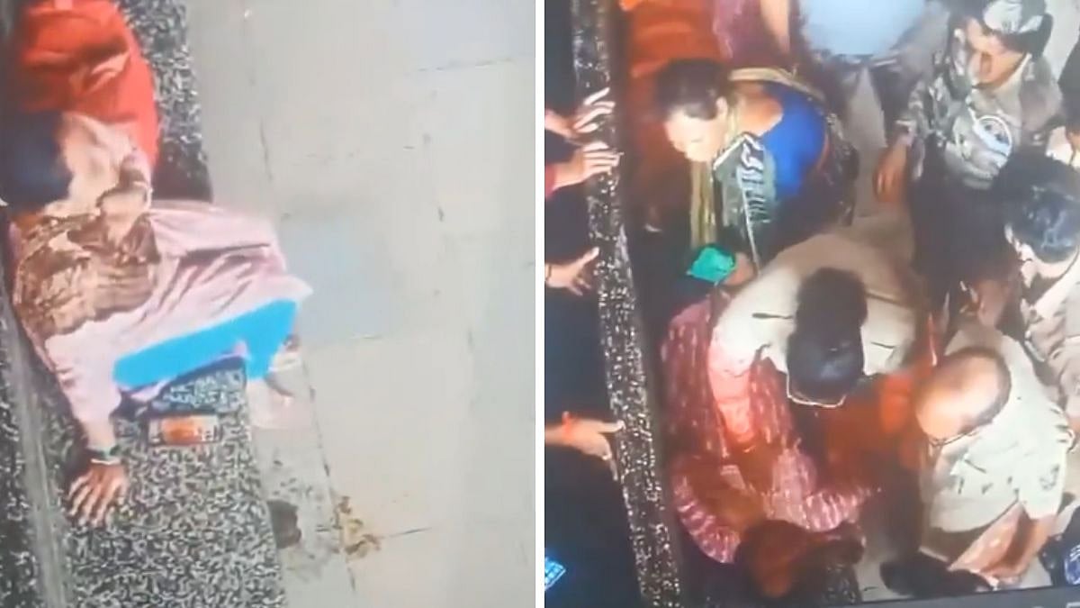 Chhatrapati Sambhajinagar: Bus Conductor Performs CPR After Woman Suffers Heart Attack At Bus Stand - VIDEO