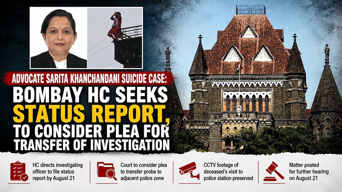 Advocate Sarita Khanchandani Suicide Case: Bombay HC Seeks Status Report, To Consider Plea For Transfer Of Investigation