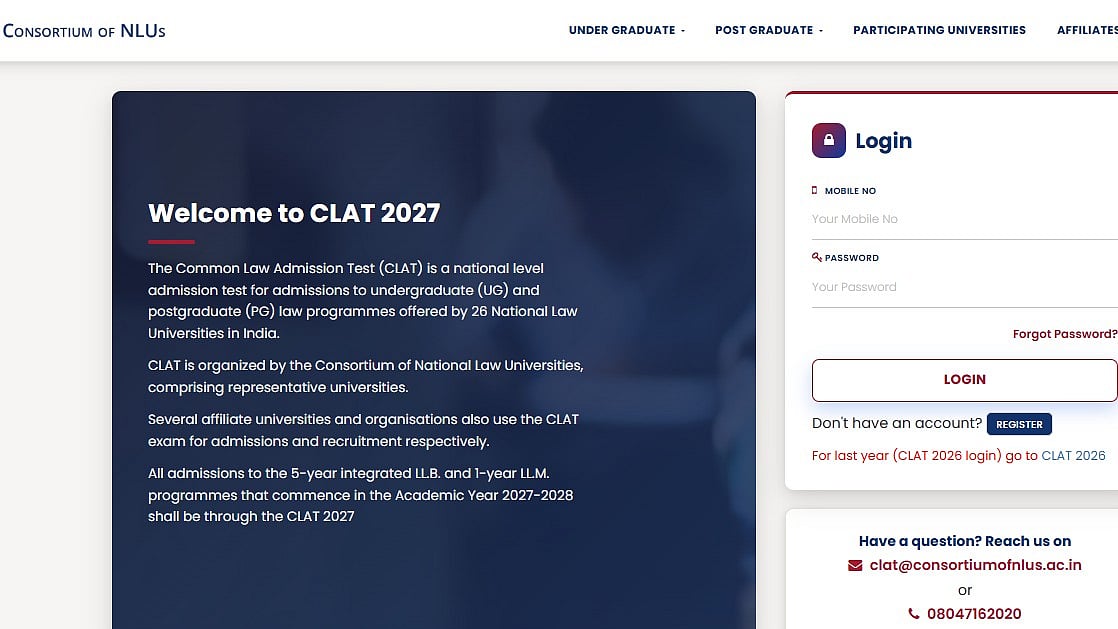 CLAT 2027 Registration Begins: Apply Online At consortiumofnlus.ac.in; Check Eligibility, Fees, Dates & Exam Details
