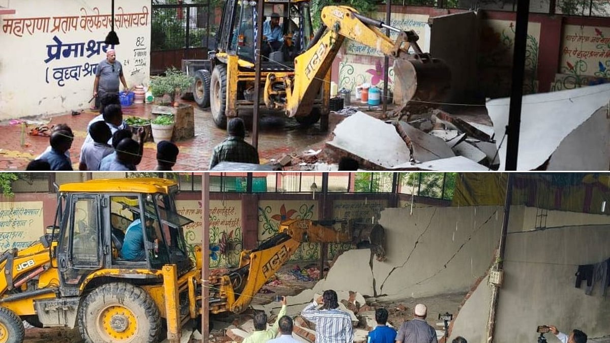 Indore Administration Demolishes Illegal Old-Age Home In Banganga