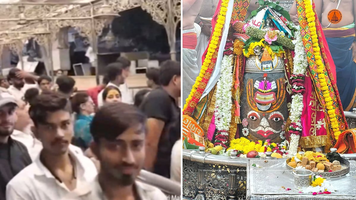 Shravan 2026: Over 3 Lakh Devotees Throng Ujjain's Mahakaleshwar Temple On First Somwar; Several Temples Open Since Midnight | VIDEO 