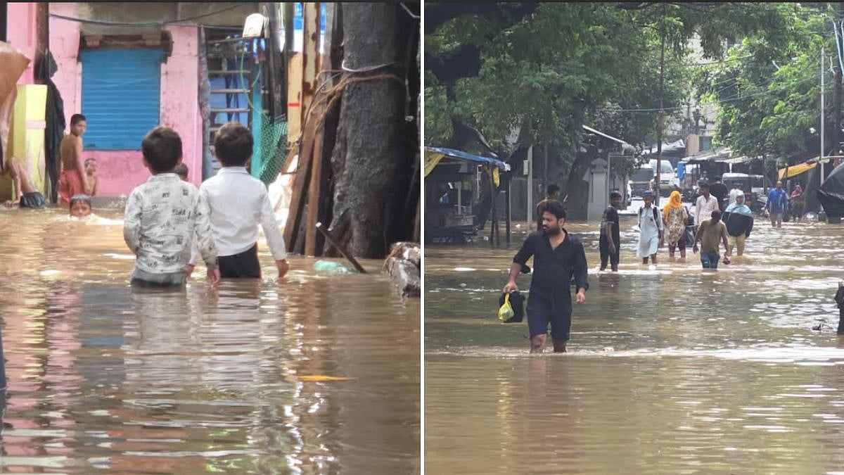 Torrential Rain Floods Bhiwandi; Kamwari River Crosses Danger Mark, Low-Lying Areas Submerged
