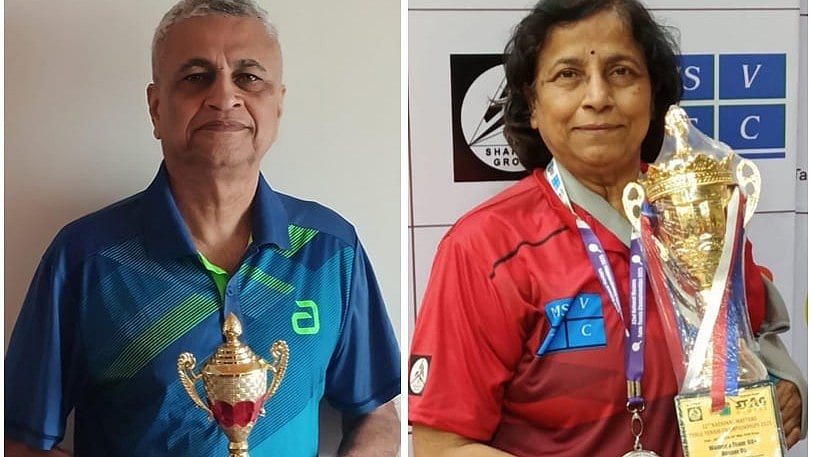 Nashik: Kundaje, Agharkar Clinch Gold At State Masters Table Tennis Championship