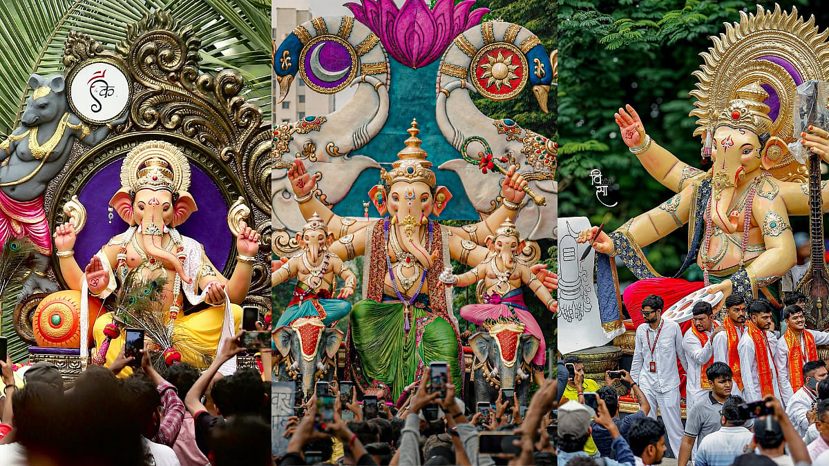 Mumbai Ganesh Aagman 2026: Celebrations Start In Parel As Popular Pandals Welcome Lord Ganesha; Several Idols To Travel To Gujarat
