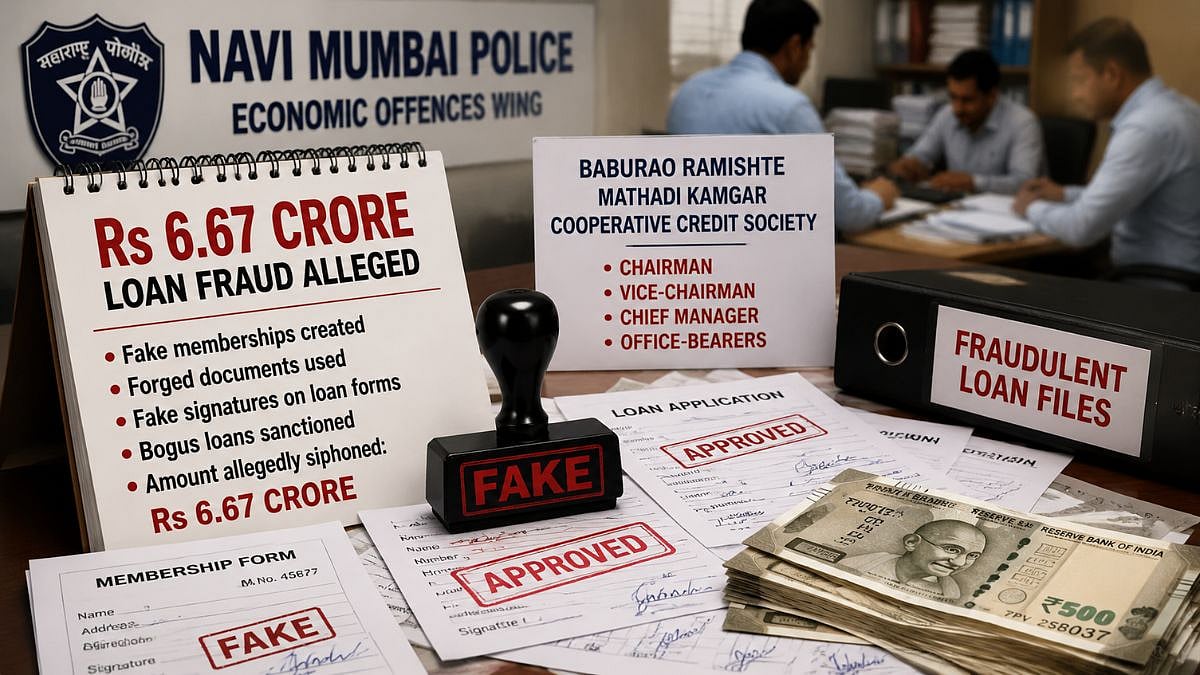 Navi Mumbai Crime: EOW Books Office-Bearers Of Mathadi Credit Society In Alleged ₹6.67 Crore Loan Fraud