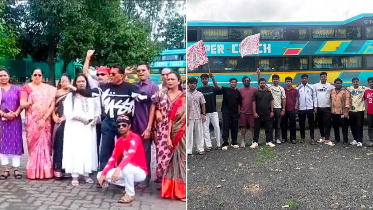 Hundreds Protest At Jantar Mantar, Demand Navi Mumbai Airport Be Named After D B Patil