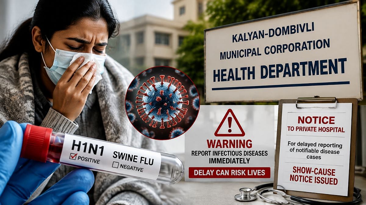 Kalyan-Dombivli: 2 Swine Flu Cases Detected In KDMC Limits; Civic Body To Issue Show-Cause Notice To Private Hospital Over Reporting Delay