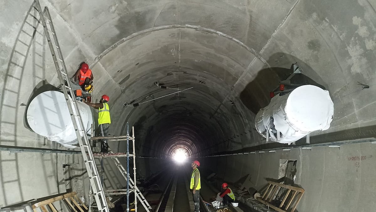 Indore-Dahod Rail Tunnel Nears Completion, Track Laying In Final Phase