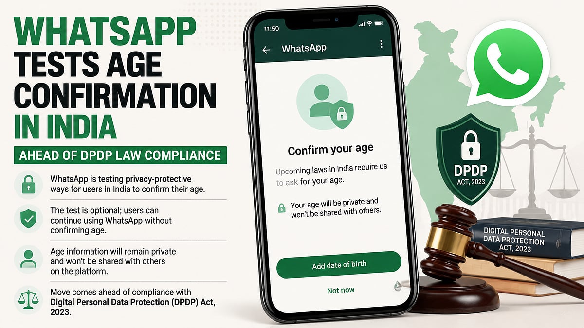 DPDP Act Impact: WhatsApp Tests Age Verification Process For Users In India