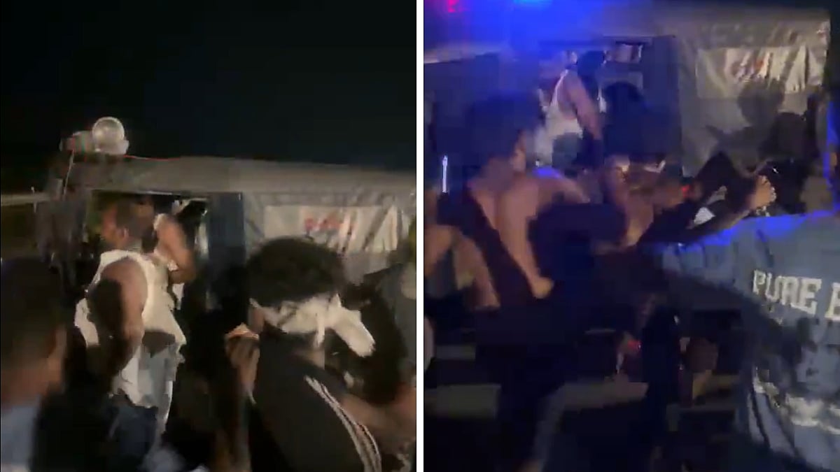 Kanwariyas 'Assault' Cops In Meerut Over Minor Dispute? Police Clarify Over Viral Video Showing Violence